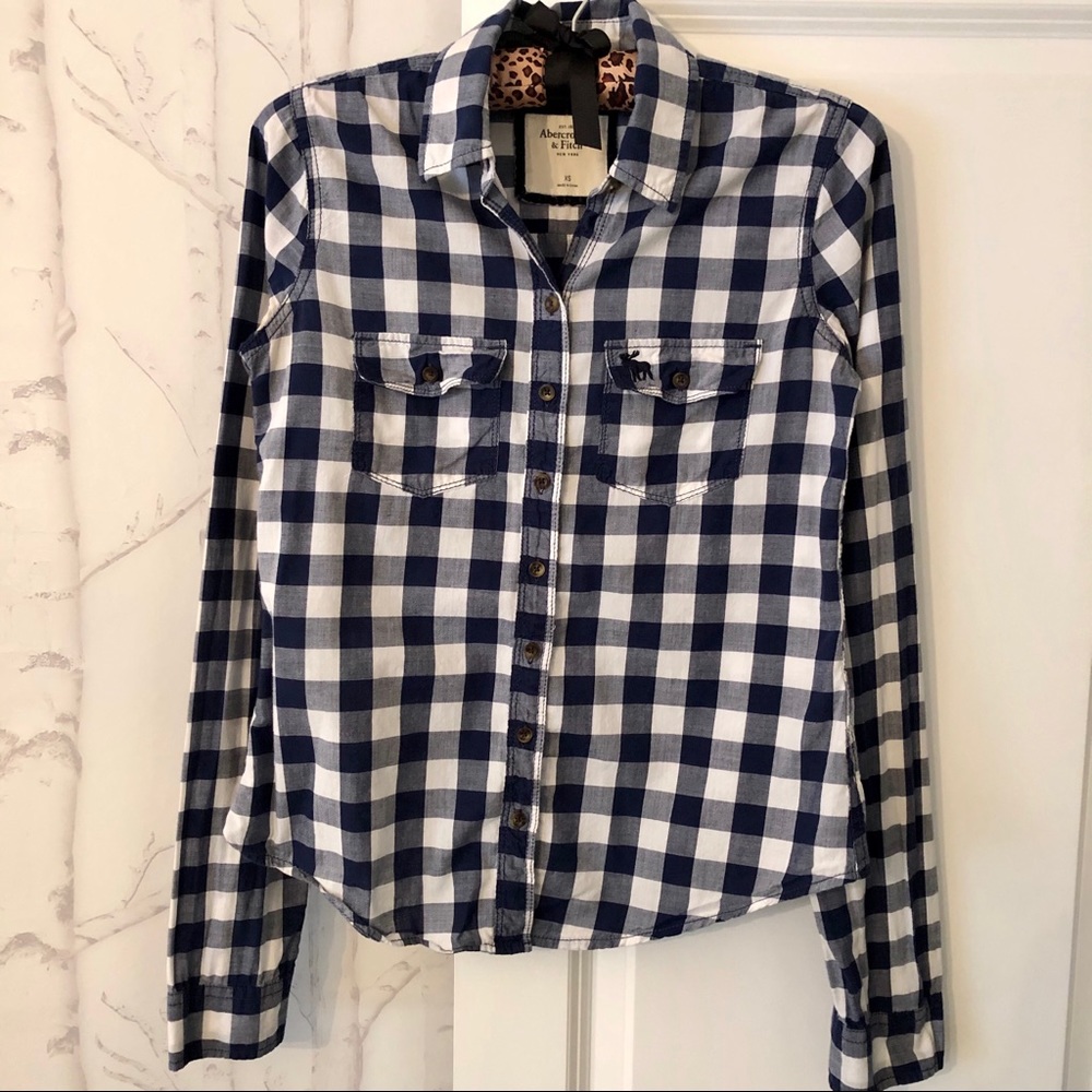 Abercrombie & Fitch Checkered Button Down Shirt